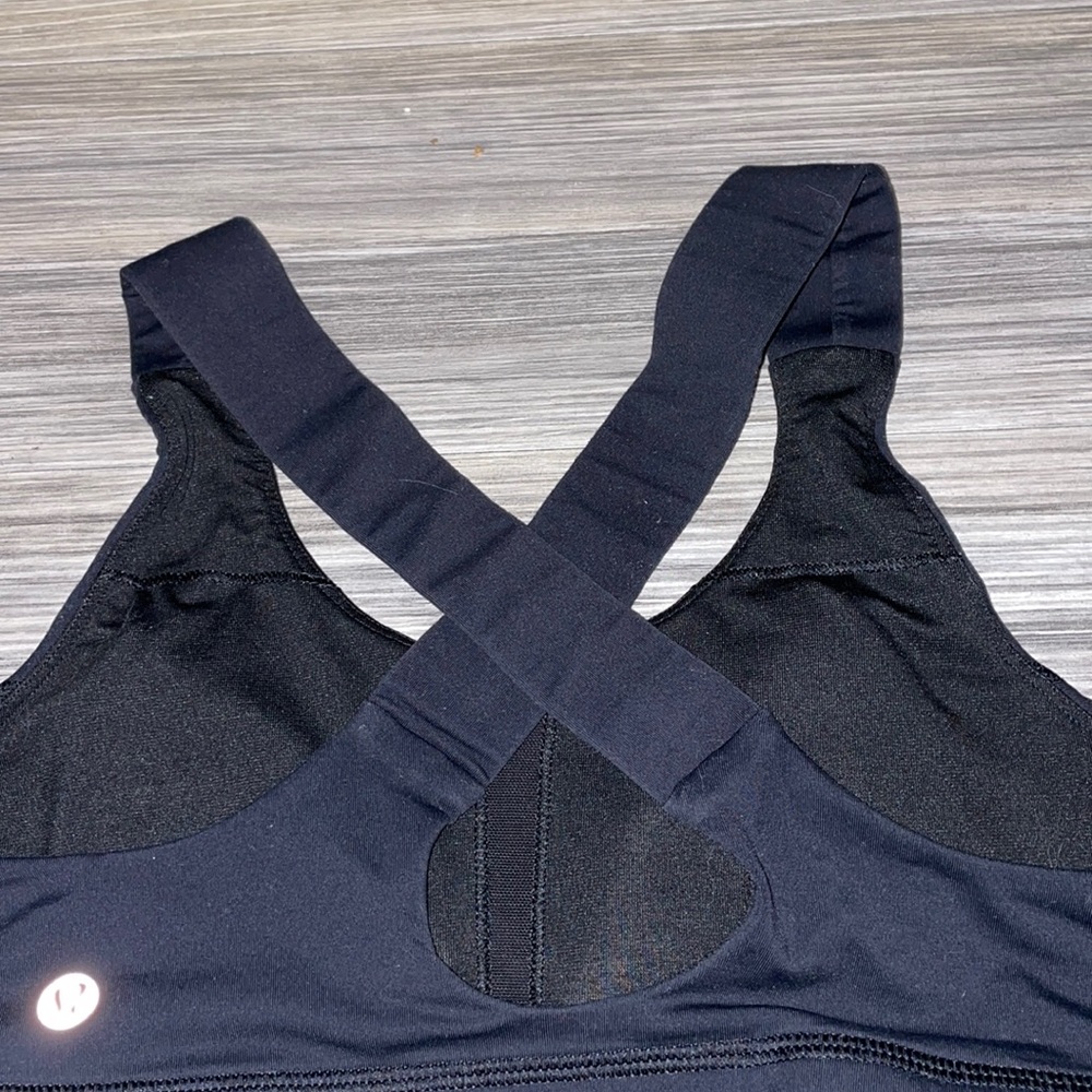 Lululemon black racer back sports bra - Picture 3 of 3